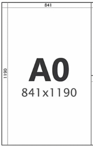 A0 Format Upright